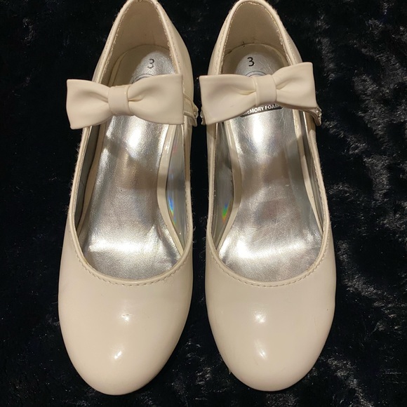 girls white dress shoes size 5